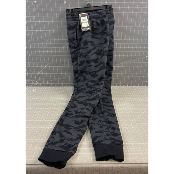 Under Armour Printed Rival Fleece Jogger Pants Boy's Size: Large Black new - Picture 1 of 9